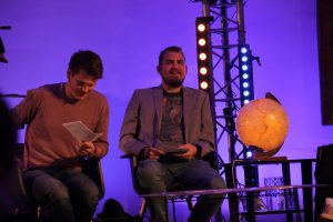 alexander bervebrink och anton karlsson talkshow foto emilia lindh